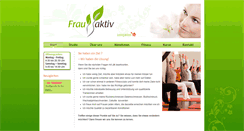 Desktop Screenshot of frauaktiv.de